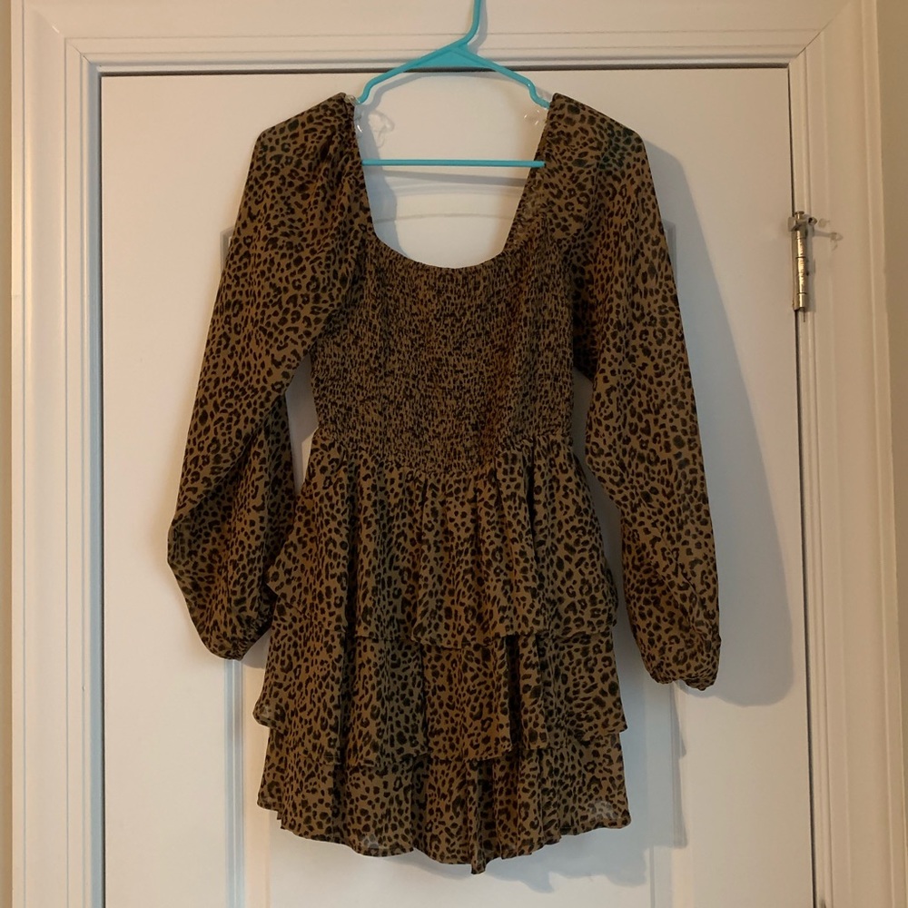 Cheetah romper